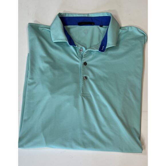 Greyson Men’s Long Sleeve Mint Green Golf Pullover Polo XL - Picture 7 of 7